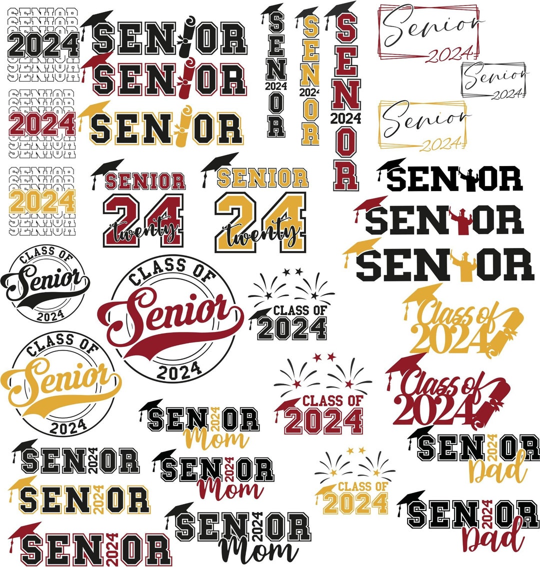 Senior 2024 SVG Class of 2024 SVG 2024 Graduate Seniors - Etsy UK