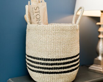 Natural Abaca Storage Basket