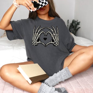 Skeleton Hand Shirt, Skeleton Halloween Shirt, Spooky Season Shirt, Spooky Halloween Shirt, Halloween Gifts, Comfort Colors®