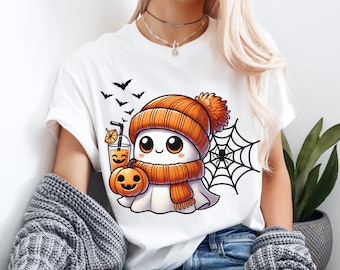 Geist-Halloween-T-Shirt, gruseliges T-Shirt