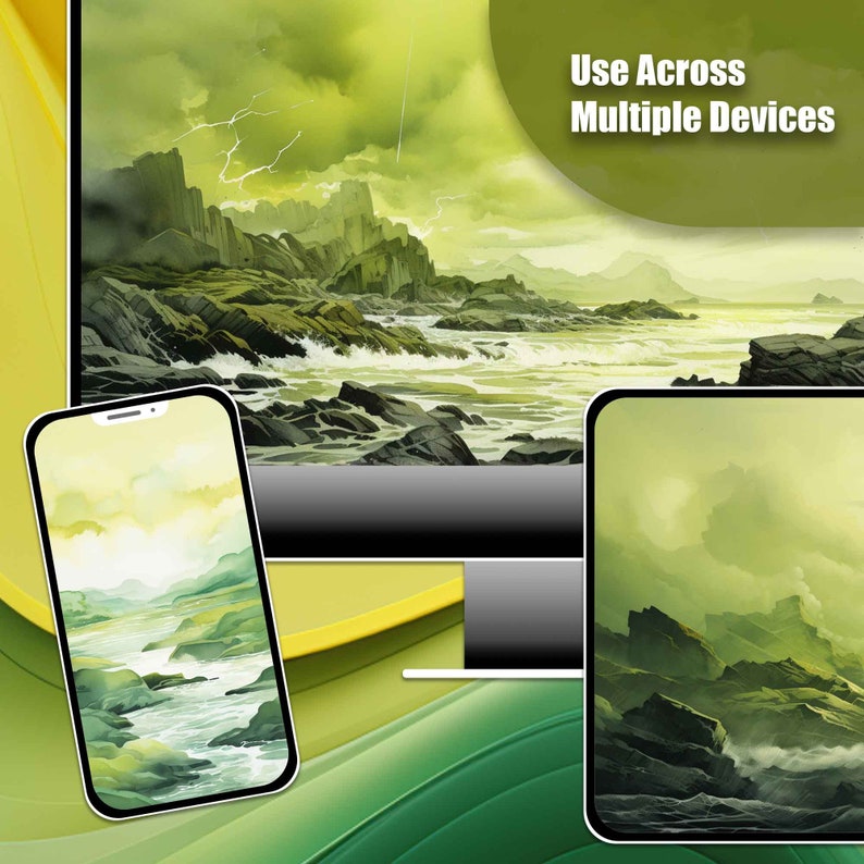 Ocean Wallpaper Green Wallpaper Yellow Wallpaper Mobile Lockscreen ...