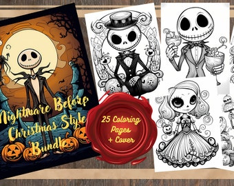 The Nightmare Before Christmas Art of Coloring Book