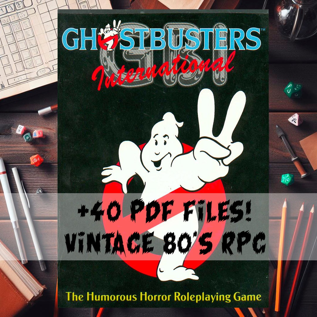 GHOSTBUSTERS Vintage 80's RPG Dungeons and Dragons Dnd Etsy