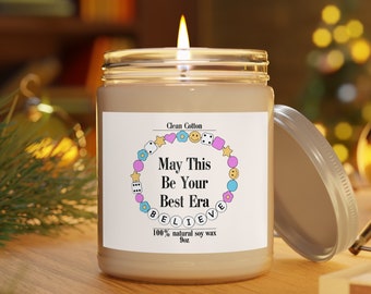 Swifties Inspired Candle | May This Be Your Best Era | Gifts for Her | Swifties Gifts | Birthday Era Candle | Birthday Gift