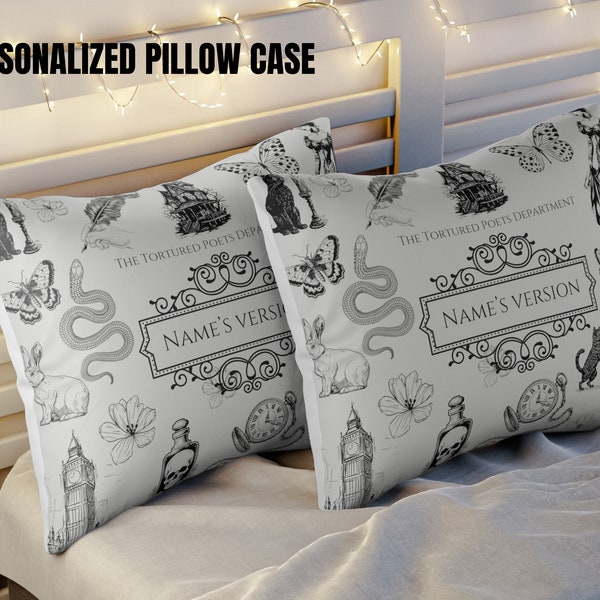 Personalized Swiftie Inspired Pillowcase | Eras | Taylor Fans Gift | Taylor Room Decor | Swifties Gifts | Personalized |