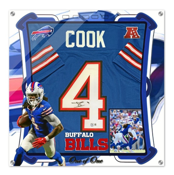 james cook signed jersey