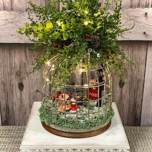 Birdcage and Pole Etsy