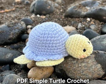 Schildkröten Häkelanleitung: Frill Shell Toy Anleitung (PDF Download)