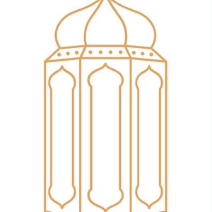 Décorations pour la maison du ramadan, kit de bricolage de décoration de ramadan, modèles imprimables d&#39;artisanat de lanterne du ramadan pour les enfants, page à colorier imprimable