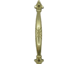 Maçaneta de latão nova com entalhe/maçaneta de porta de latão puro