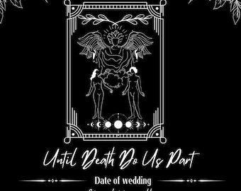 Gothic Wedding Invitation