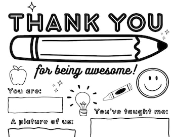 Thank You for Helping Me Grow - Teacher or Caretaker Appreciation ...