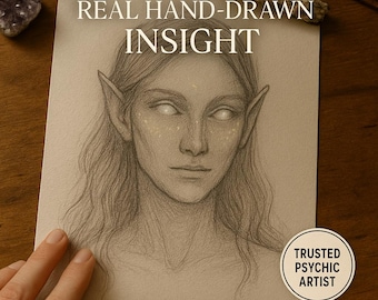Dibujo del origen de las semillas estelares y lectura psíquica • Retrato de avatar galáctico • Pleyadiano, Arcturiano, Sirio • Tu alma alienígena • El mismo día 12 h