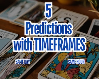 Same Day Psychic Tarot Reading: 5 Blind Predictions with Timeframes