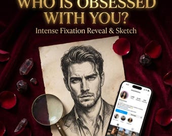 ¿Quién piensa obsesivamente en ti? • Bosquejo psíquico de tu admirador secreto • Lectura de fijación intensa • Revelación de tu amor secreto • El mismo día, 12 h