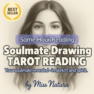 Retrato personalizado de alma gemela dibujado a mano: Ilustración personalizada de amor futuro