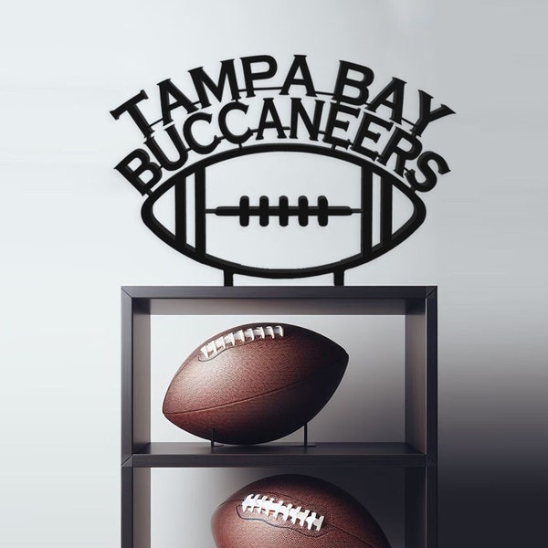 NFL Tampa Bay Buccaneers Schild - Mann Geschenkidee Sport Home Decor Geschenk für Ihn Fan National Football League Super Bowl Wanddekoration