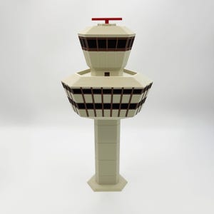 Tegel Tower Flughafen Modell Berlin Tegel - Realistischer Fluglotsen ATC Kontrollturm - Miniature Home Decor Airport Model Aviation