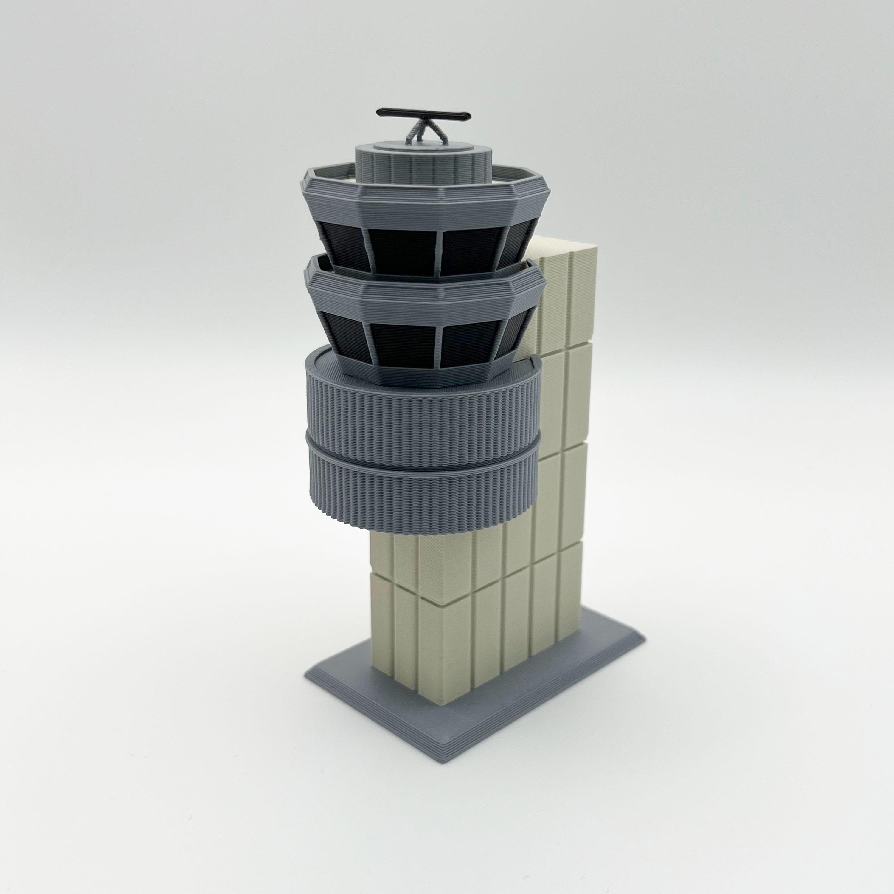 Snowhorse Design Air Control Tower - Military Collection - HO Scale (1:87) Model
