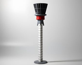 1:400 London Heathrow Air Traffic Tower Model, Air Traffic Control Miniature, ATC Tower Model, Airport Miniature, Miniature LHR EGLL