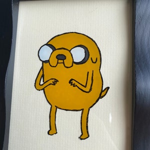 Pintura de vidrio Jake el perro