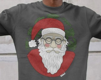 Mens Santa Stylish Christmas Jumper
