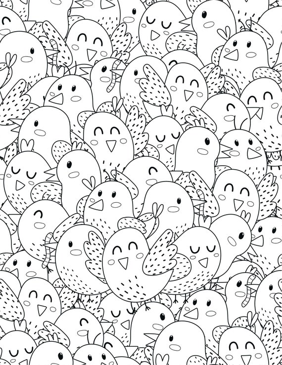 Doodle Coloring book for kids: Cute and Playful Patterns Coloring