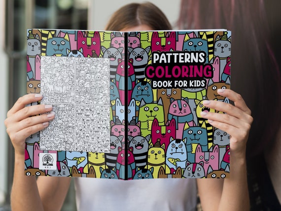 Patterns Coloring Book for Kids: Cute and Playful Patterns for Kids Ages  6-8, 9-12, Fun and Easy Coloring Pages in Cute Style. 