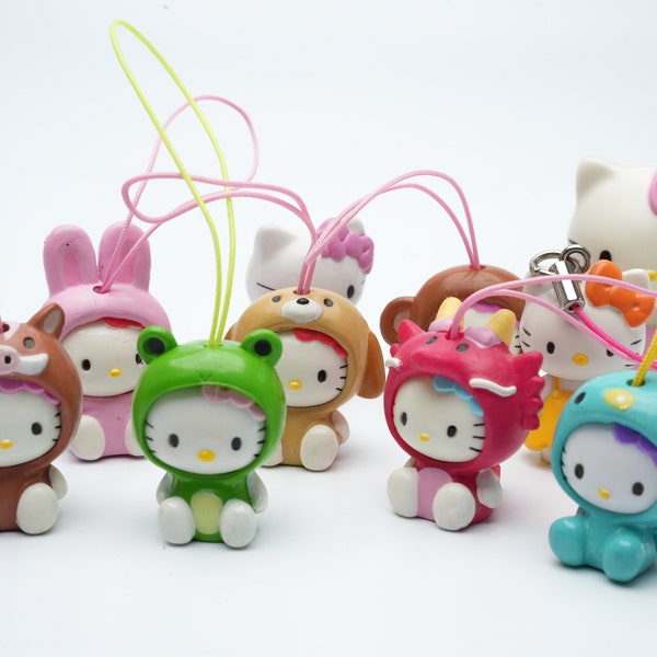 Hello Kitty telefoonhangers | Capsule Toys jaren 90 | Bedels voor aan telefoon | Pick your favorite