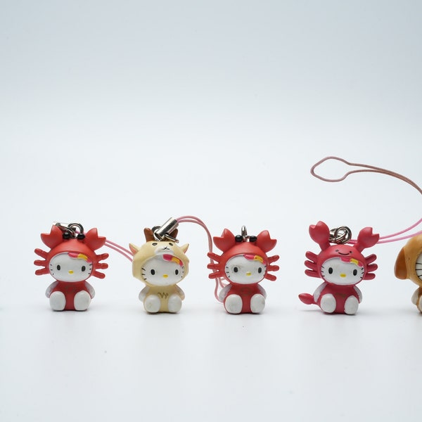 Hello Kitty telefoonhangers | Capsule Toys jaren 90 | Bedels voor aan telefoon | Pick your favorite