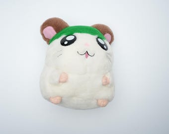 Vintage Hamtaro Cappy Plush (2002) – Hasbro | Rare Hamtaro Plush