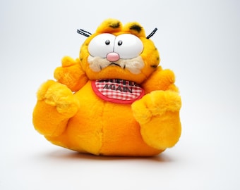 Rare Garfield plush &quot;Stuffed Again&quot; from the 90s Jim Davis | Orange cat Dakin