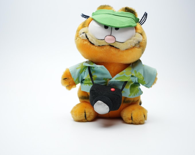 Rare 90s Garfield Plush With Camera | - Etsy