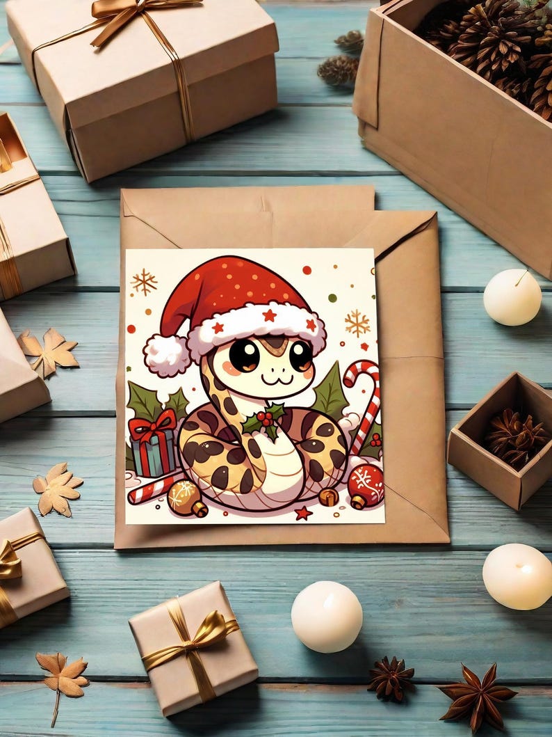 FANCY LAND Kit De Fabrication De Cartes De Noël Avec Enveloppes Et Autocollants, 18 Cartes De Vacances, Bricolage