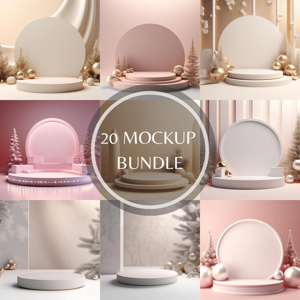 Product display mockup Bundle Product backdrop mockup Display mockups Product backgrounds Product photography Product showcase mockup