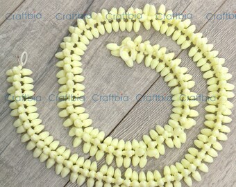 Künstliche Jasminblüten, traditionelle indische Gajra, Mogra Gajra, Mullapoove, perfektes Haarschmuck | Gefälschte Jasmin Blume für Haar-Styling