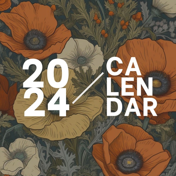 Cool Wall Calendar 2025 Etsy