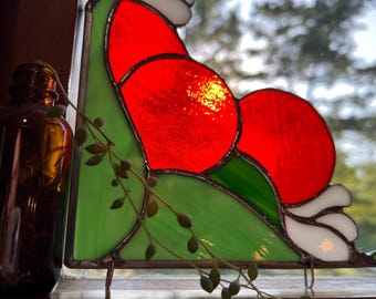 Orange Blossom Hanging Corners Set of 2