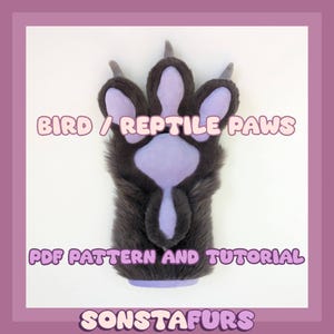 Tutoriel sur les motifs de pattes d&#39;oiseaux, de reptiles et de dinosaures pour les costumes et les cosplays