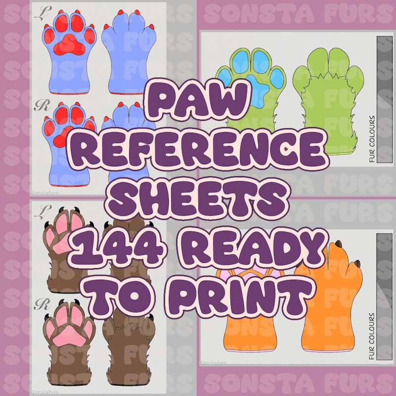 Fursuit Ref Sheets - Etsy