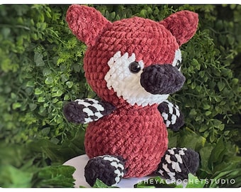 Patron au crochet PDF – Amigurumi okapis – Tutoriel DIY anglais/français