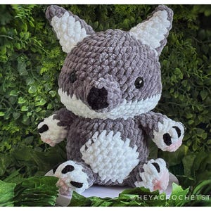 Crochet Pattern PDF – Wolf Amigurumi – DIY Tutorial English/French