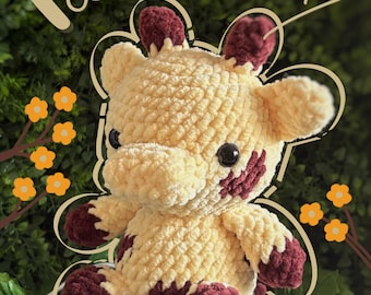 Patron au crochet PDF – Giraffe Amigurumi – Tutoriel DIY anglais/français