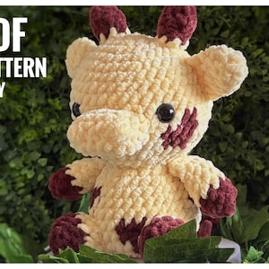 Patron au crochet PDF – Girafe Amigurumi – Tutoriel DIY anglais/français