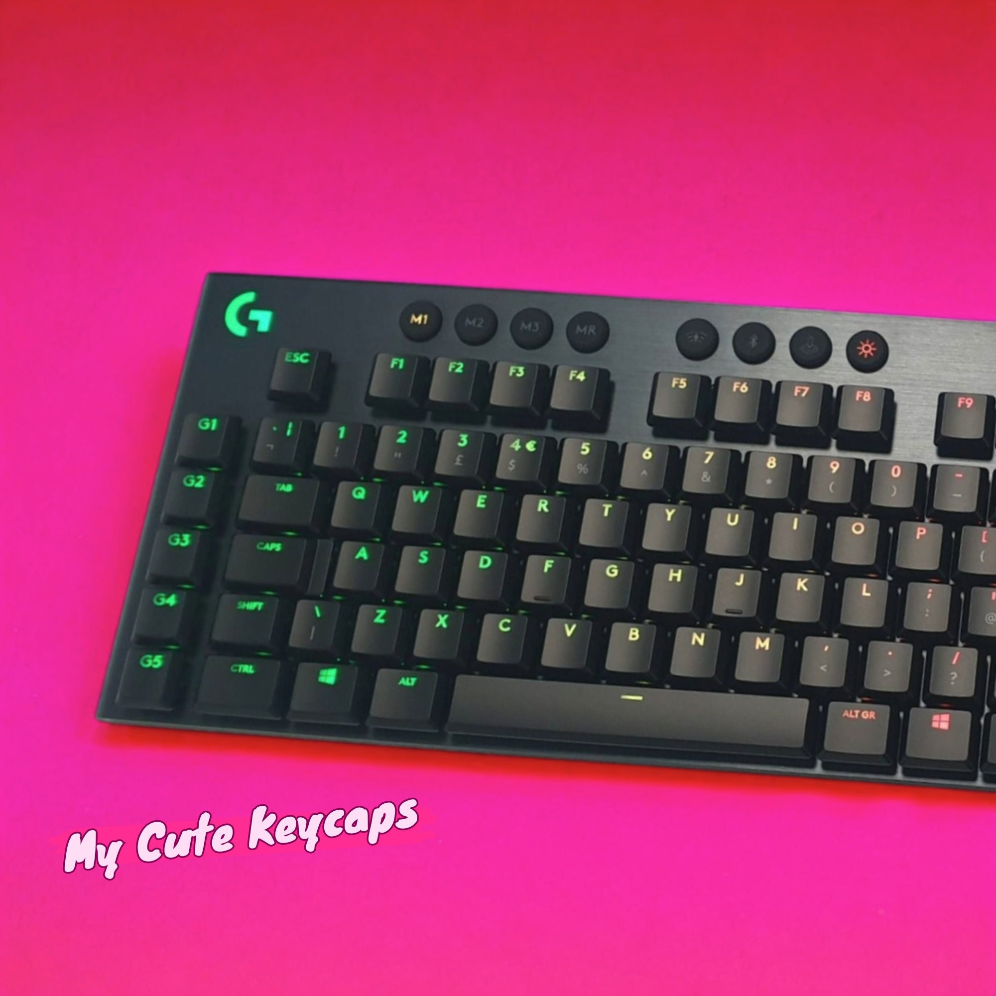 G915 ISO Keycaps G915 Keyboard Caps, EU G 915 Key Caps, Logitech G815, G913, G915TKL, LIGHTSYNC