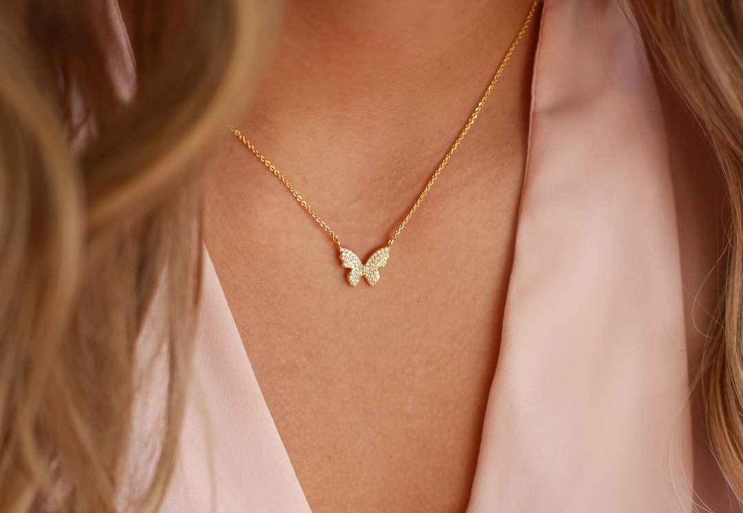 Butterfly Charms Necklace main image 0