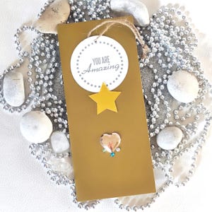 Adesivi con logo Biglietto di amicizia Sei fantastico Biglietto personalizzato Design artigianale Messaggio personalizzato per una persona speciale Idee regalo per lui