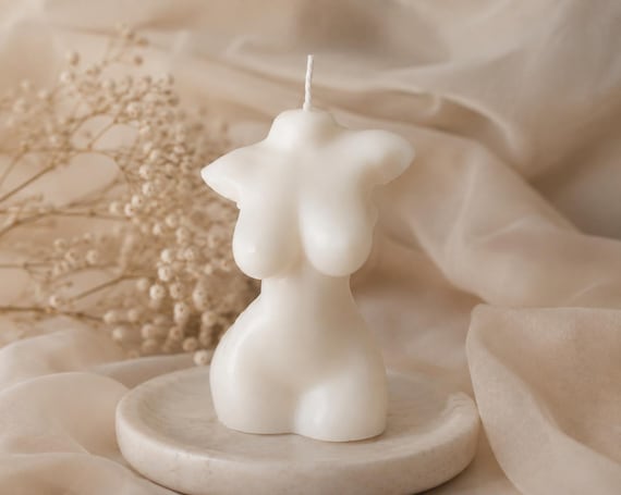 Sculptural Goddess Body Candle | Handmade Soy Wax Feminine Decor