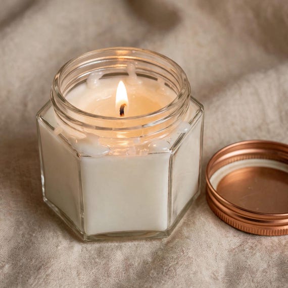 Dessert candle Handmade Ginger Tonic Soy Candle, Cozy Aromatherapy Home Decor