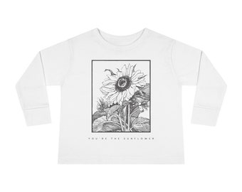 Sunflower Toddler Long Sleeve Tee